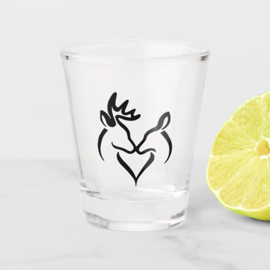 Verre A Shot Cerfs communs (Devant)