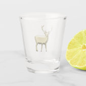 Verre A Shot Cerfs communs d'or (Dos)