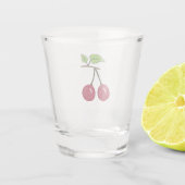 Verre A Shot Cerise rouge (Dos)