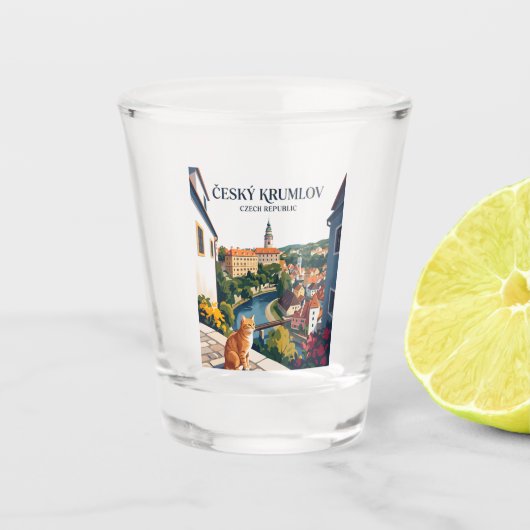 Verre A Shot Cesky Krumlov République tchèque (Devant)