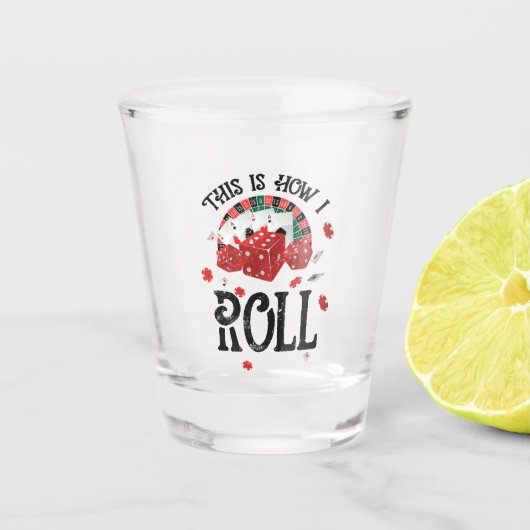 Verre A Shot C'est comme ça que je roule Chemise noire (Devant)