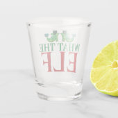 Verre A Shot C'est drôle de boire ce cadeau de Noël aux elfes (Dos)