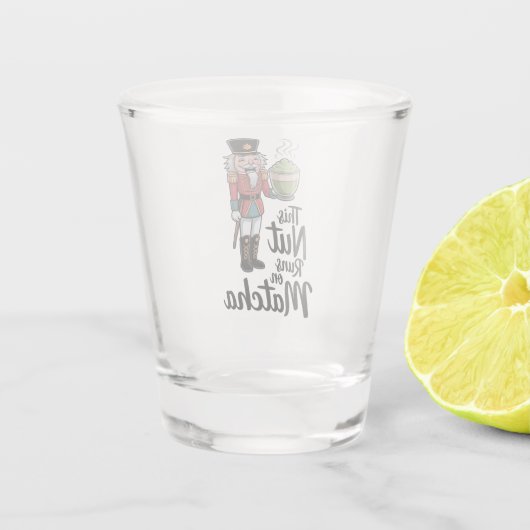 Verre A Shot Cette noix tourne sur Matcha Christmas Nutcracker (Dos)