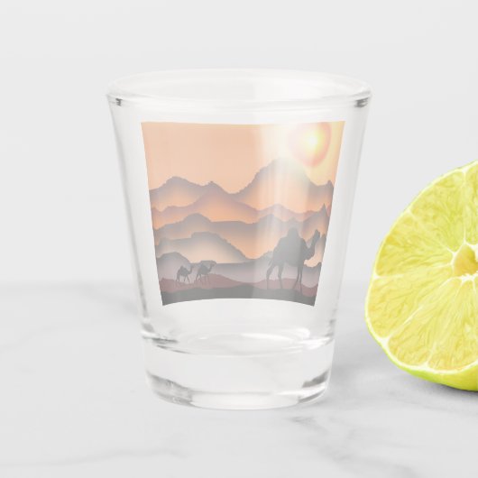 Verre A Shot Chameaux (Dos)