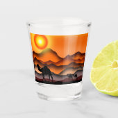 Verre A Shot Chameaux (Devant)