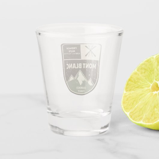 Verre A Shot Chamonix France Mont Blanc (Dos)