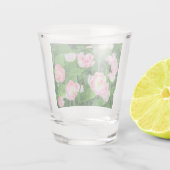Verre A Shot Champ de tulipes roses (Dos)