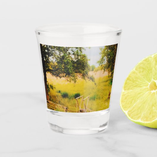 Verre A Shot Champ d'été de Gysinge (Devant)