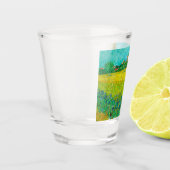 Verre A Shot Champ Van Gogh avec Irises près d'Arles (Gauche)