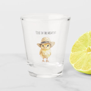 Verre A Shot Chapeau de poulet jaune