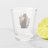 Verre A Shot Chat assis (Dos)