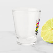 Verre A Shot Chat coloré (Gauche)