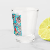 Verre A Shot Chat dans le casquette (Droite)