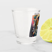 Verre A Shot Chat dans l'espace (Gauche)