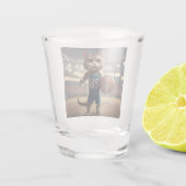 Verre A Shot Chat de basket-ball, (Dos)
