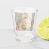Verre A Shot Chat de Noël Vintage (Dos)