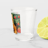 Verre A Shot Chat de Noël Vintage (Droite)