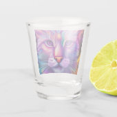 Verre A Shot Chat en néon (Dos)