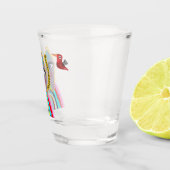 Verre A Shot Chat et oiseau (Droite)