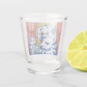 Verre A Shot Chat et ses chatons (Dos)