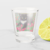Verre A Shot Chat Gustav Klimt Tuxedo (Dos)