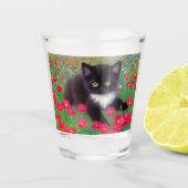 Verre A Shot Chat Gustav Klimt Tuxedo (Devant)