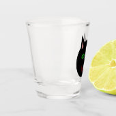 Verre A Shot Chat noir d'Halloween (Gauche)