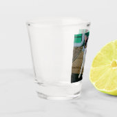 Verre A Shot Chat noir et blanc (Gauche)