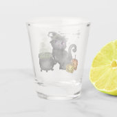 Verre A Shot Chat noir sorcière | Vibes sorcières (Dos)