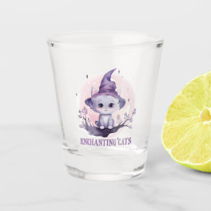 Verre A Shot Chat sorcier enchanteur