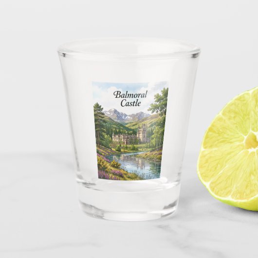Verre A Shot Château de Balmoral Écosse (Devant)