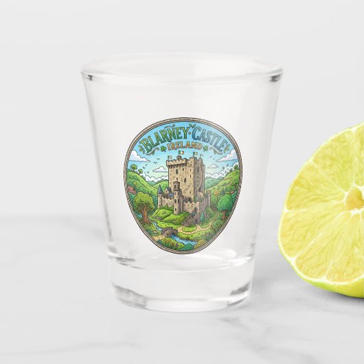 Verre A Shot Château de Blarney Irlande (Devant)