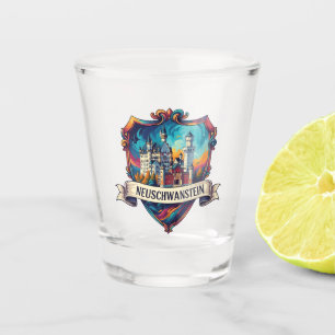 Verre A Shot Château de Neuschwanstein Voyage en Allemagne