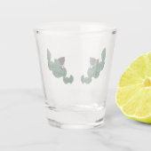 Verre A Shot Chatons avec Feuille (Dos)