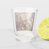 Verre A Shot Chatons et piano (Dos)