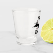 Verre A Shot Chauve-souris de Noël gothique adorable (Gauche)