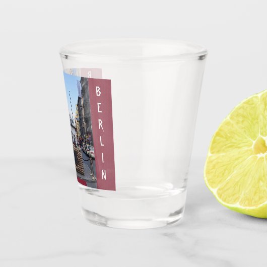 Verre A Shot Checkpoint Charlie Berlin | Version couleur (Droite)