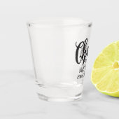 Verre A Shot Cheers Enregistrer la date (Gauche)