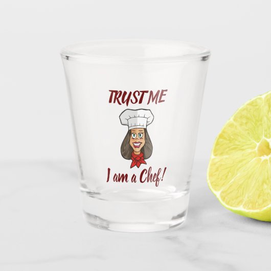 Verre A Shot Chef femme (Devant)