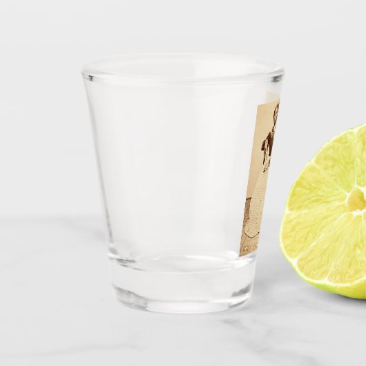 Verre A Shot Chemin de fer abolitionniste Harriet Tubman (Gauche)