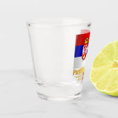 Verre A Shot Chemises "Serbian Pride" (Gauche)