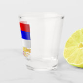 Verre A Shot Chemises "Serbian Pride" (Droite)