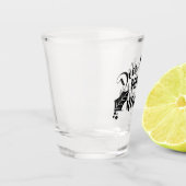 Verre A Shot Cher Père Noël définir vilain (Gauche)