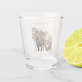 Verre A Shot Cheval de l'Ouest (Dos)