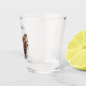 Verre A Shot Cheval de l'Ouest (Droite)
