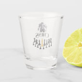Verre A Shot Chevalier d'échecs avec épée (Dos)