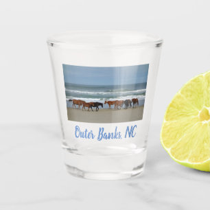 Verre A Shot Chevaux sauvages Banques extérieures OBX Corolla N