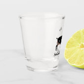 Verre A Shot Chèvre laitière alpine personnalisée (Gauche)