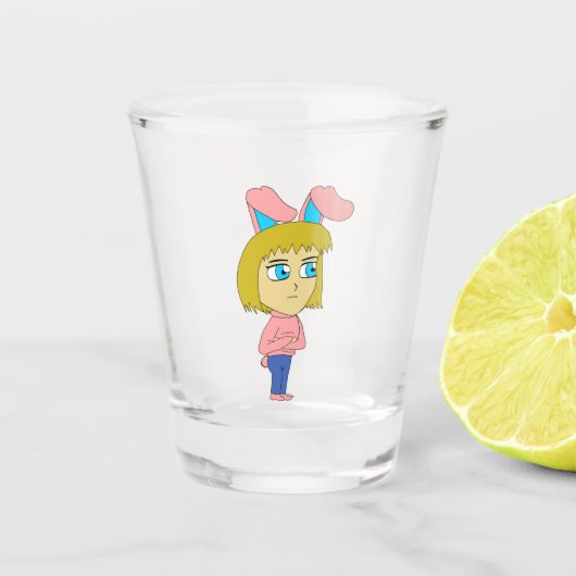 Verre A Shot chibi bunnygirl (Devant)