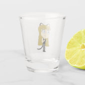 Verre A Shot chibi catgirl (Dos)